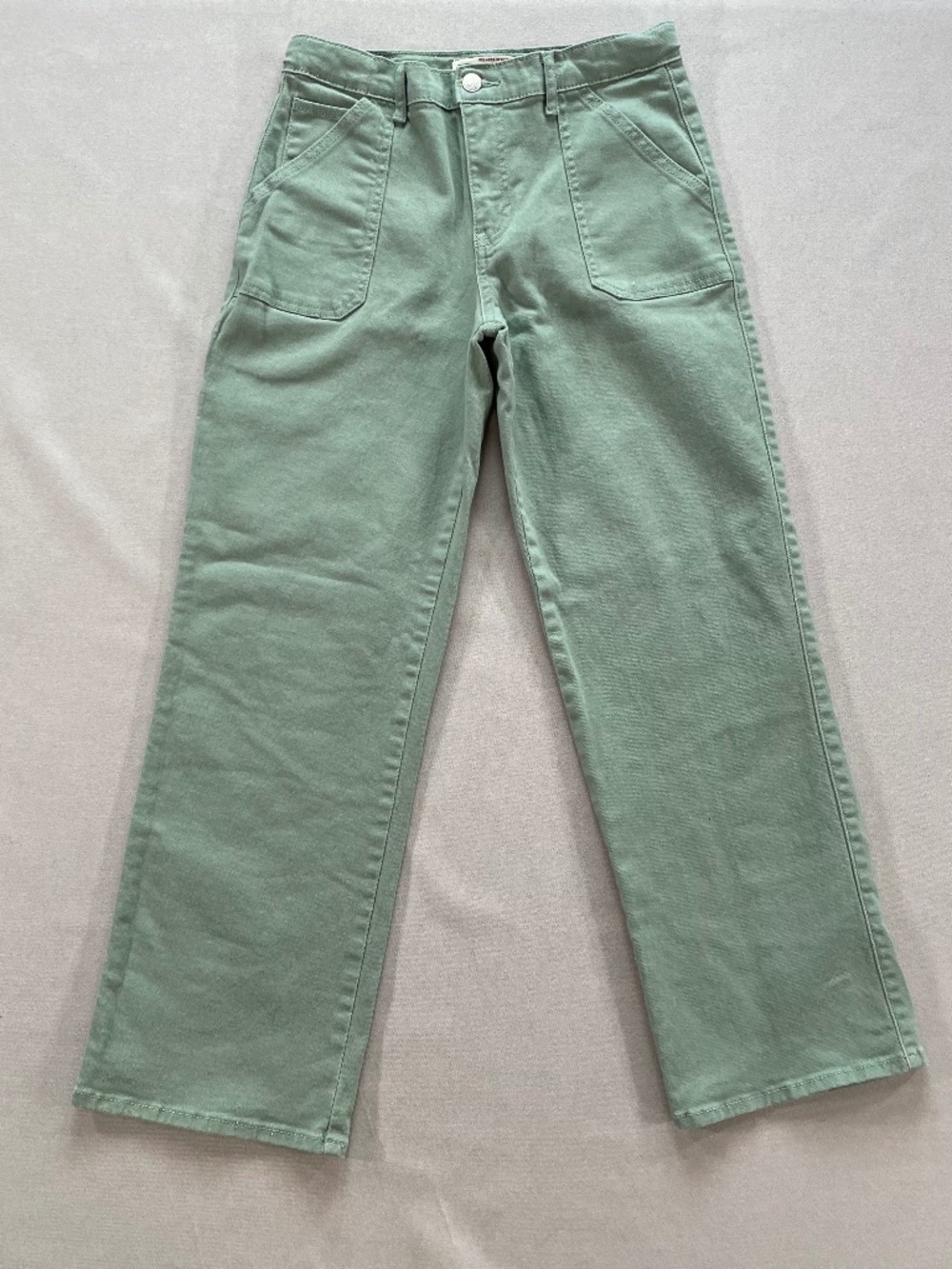 Levis Relaxed Straight Carpenter Pants Jeans Girls Size 16 Green